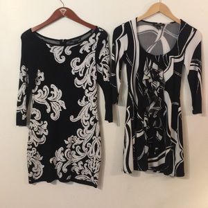 WHBM dress bundle Black/White XS